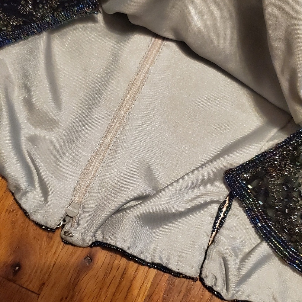 NWT! Adrianna Papell Gorgeous Embellished Sleeveless Blouse Size 14 Petite - Picture 7 of 9